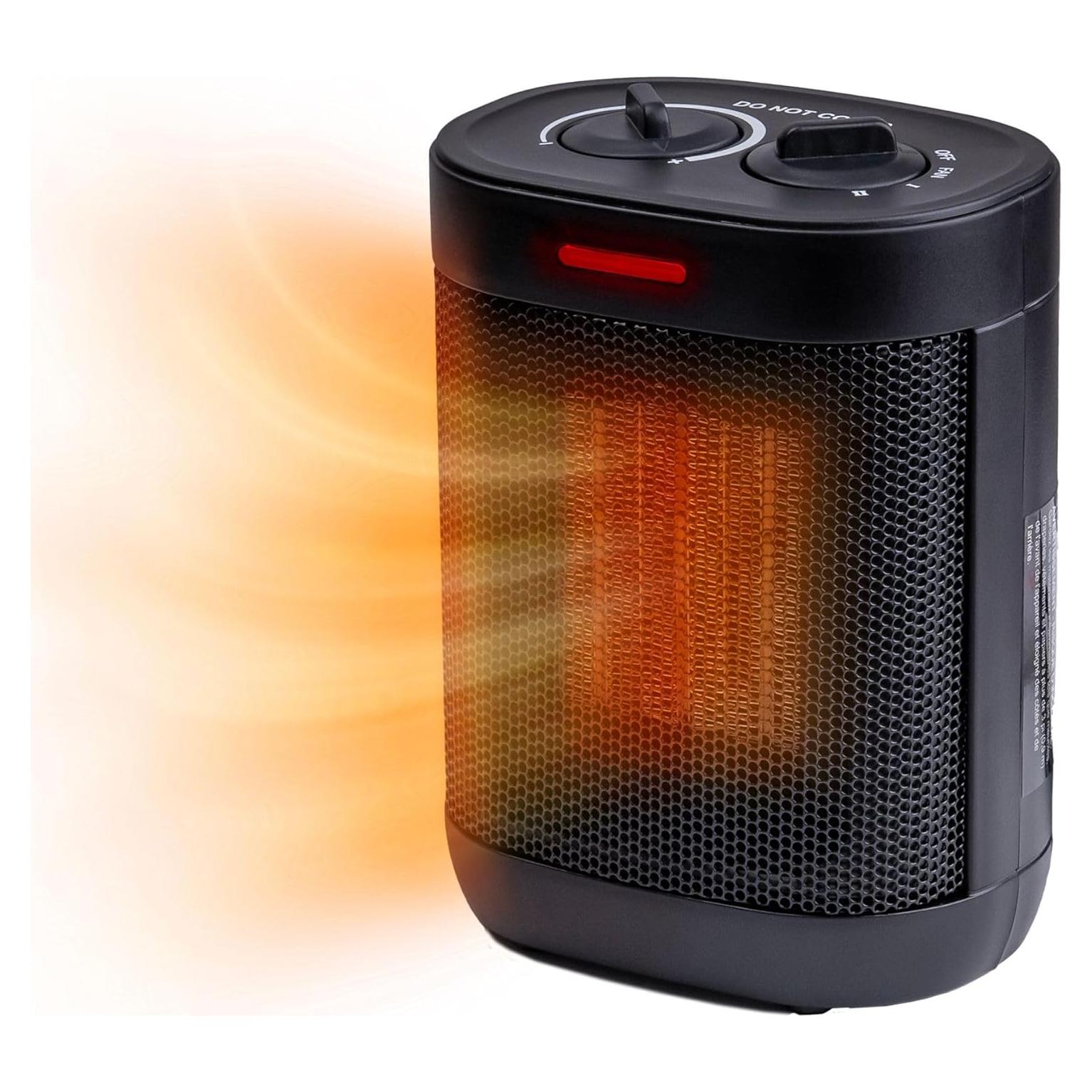 Calentador Eléctrico Comfort Zone CZ12820 1500W PTC Portátil