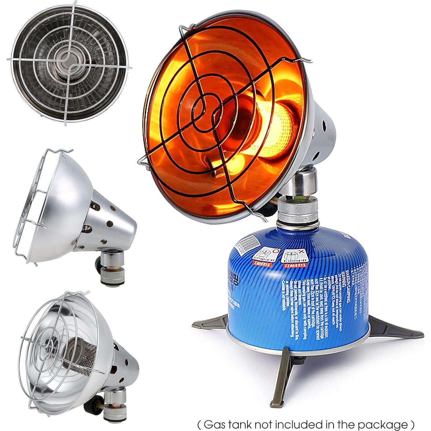 Calentador de Gas Portátil Lixada 300g para Camping - Azul