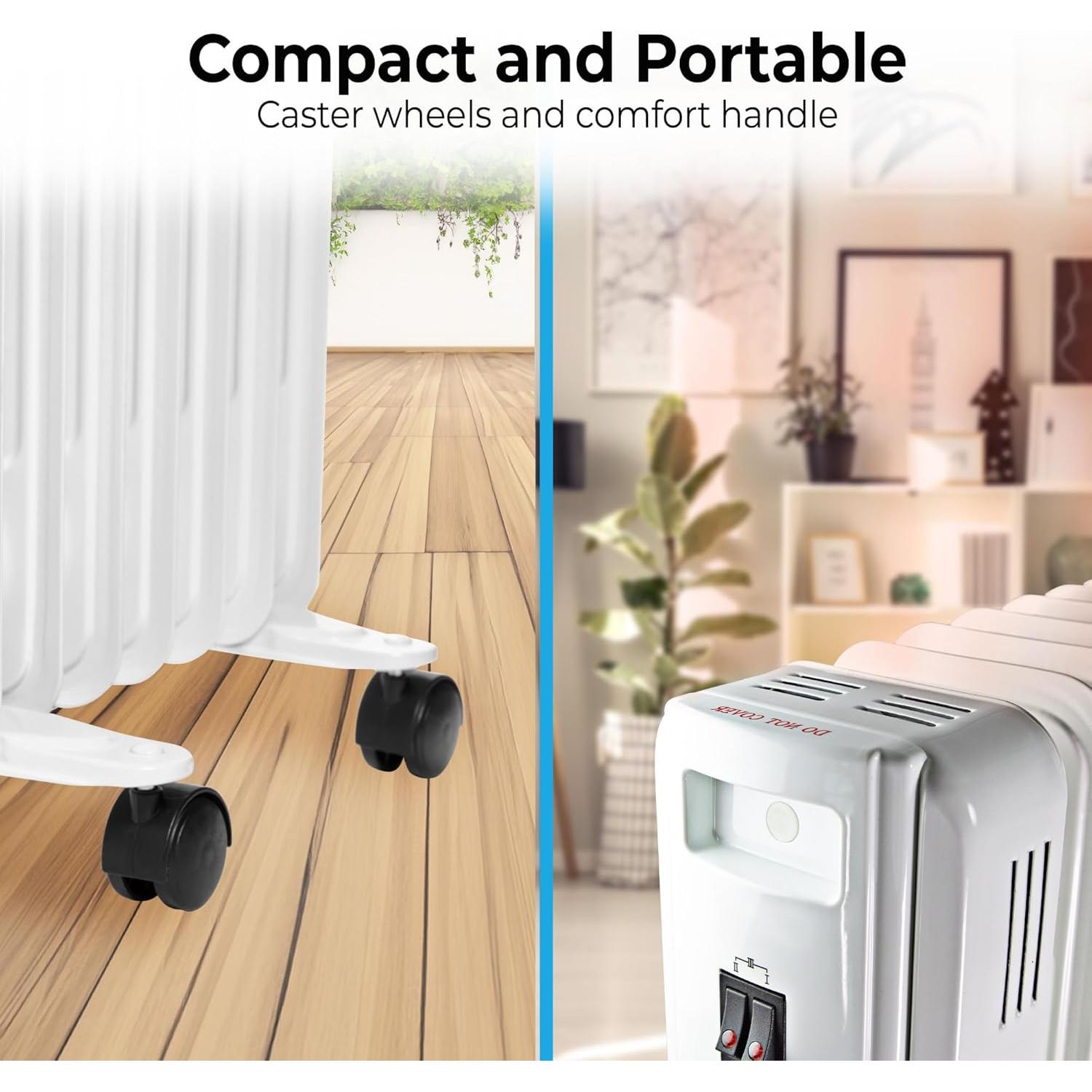 Calentador Eléctrico de Aceite Comfort Zone CZ7007J 1200W