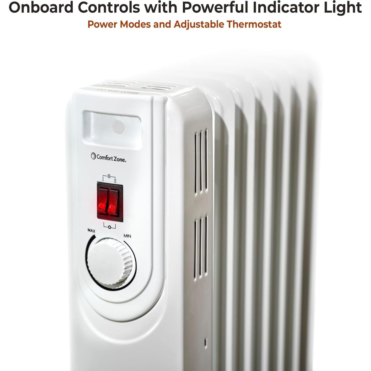 Calentador Eléctrico de Aceite Comfort Zone CZ7007J 1200W