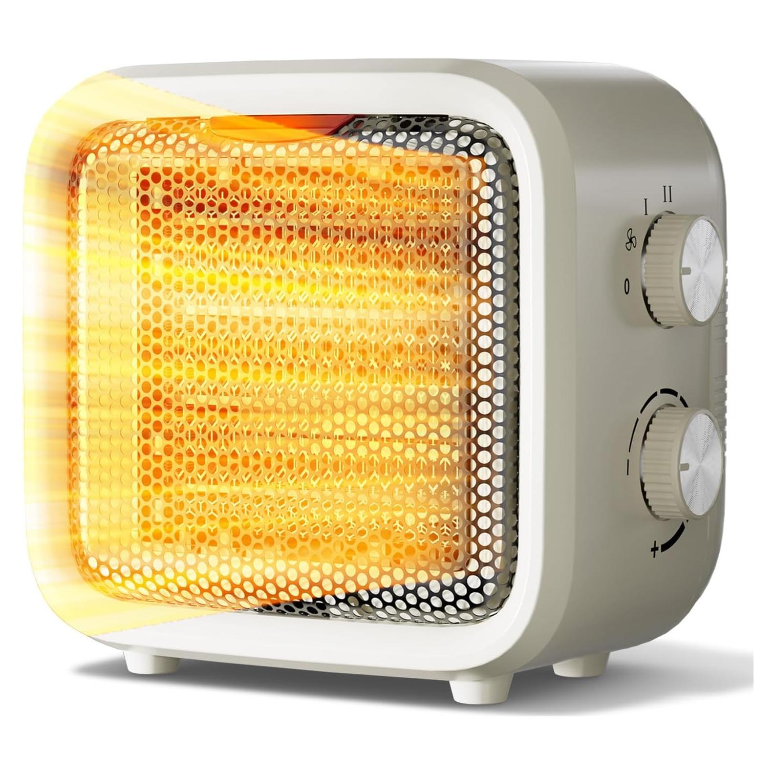 Calentador de Espacio Eléctrico Csakri PTC-1517 1500W Beige