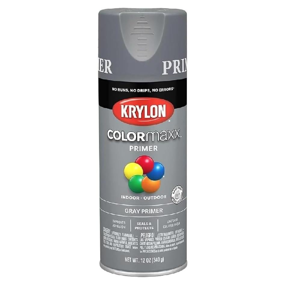 Pintura en Spray Krylon COLORmaxx Primer Gris 354 ml