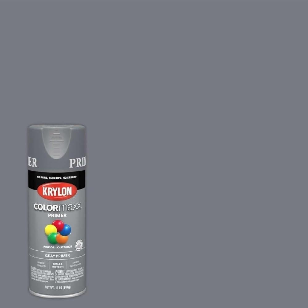 Pintura en Spray Krylon COLORmaxx Primer Gris 354 ml