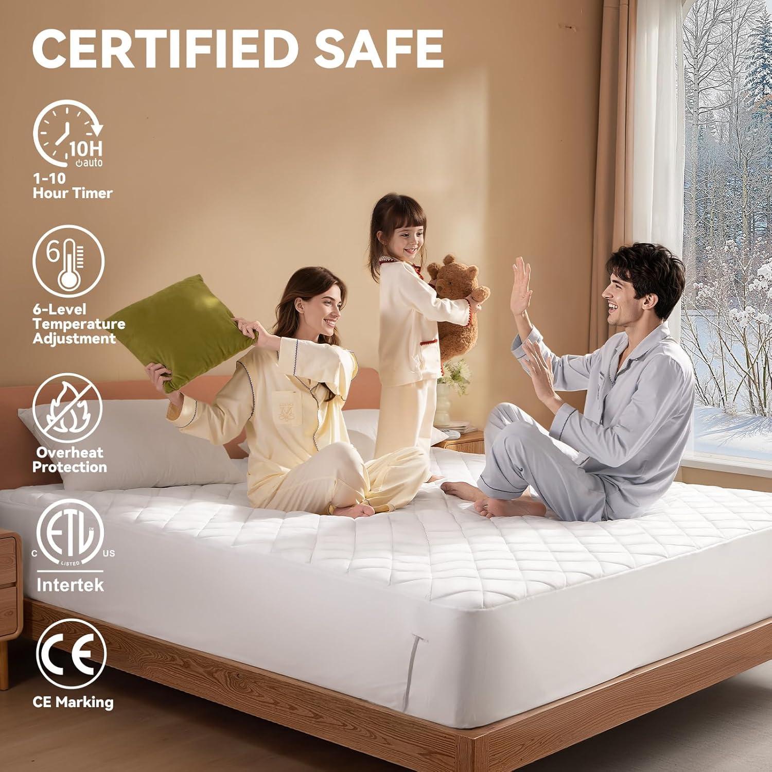 Almohadilla Térmica ESTINGO Twin XL 99x203 cm 6 Niveles Calor