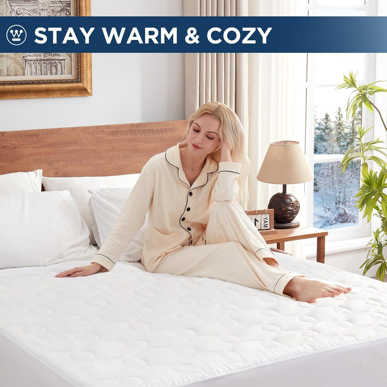 Almohadilla Térmica Queen Westinghouse 10 Niveles Calor 152x203 cm