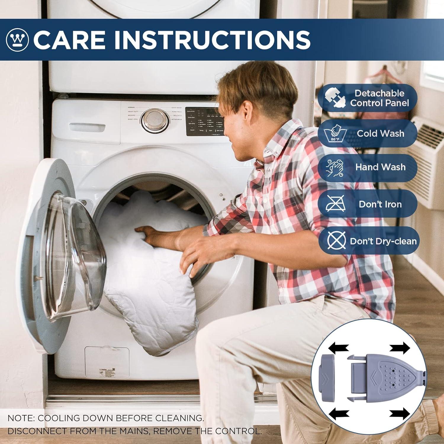 Almohadilla Térmica Queen Westinghouse 10 Niveles Calor 152x203 cm