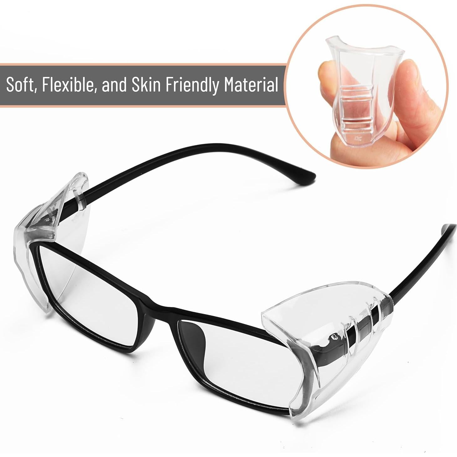 UNCO - Protectores Laterales de Seguridad para Gafas 2 Pcs