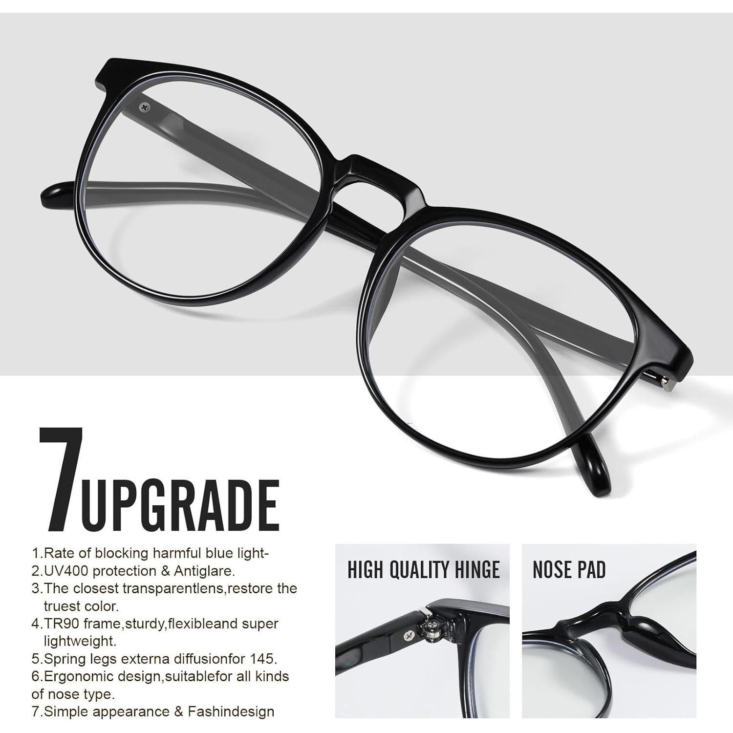 Gafas Anti Luz Azul Unisex M2031 Ultra Ligeras y Comodas