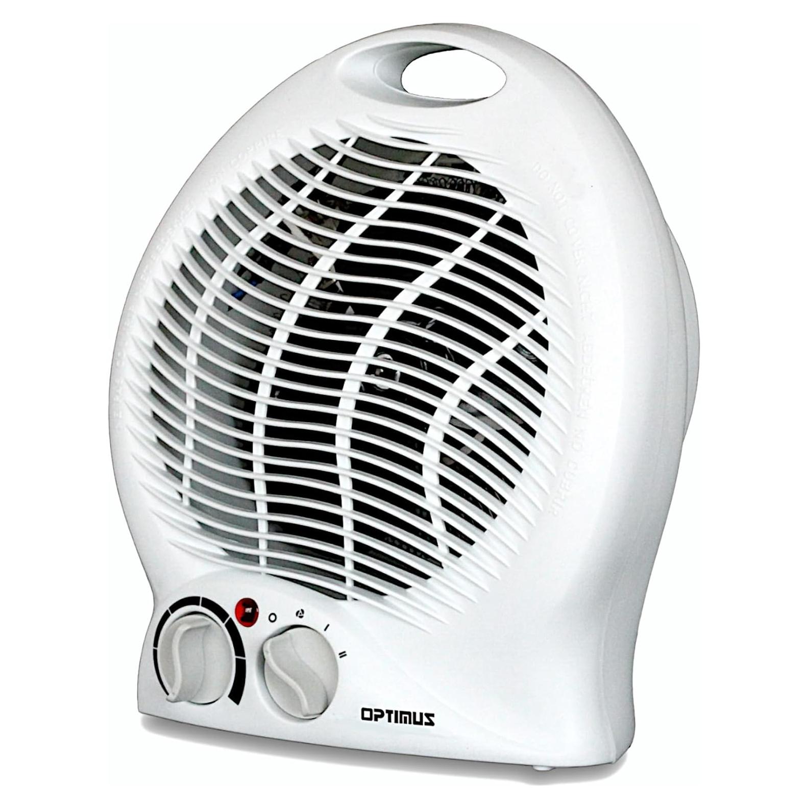 Calefactor Portátil Optimus H-1322 Blanco 1500W 2 Velocidades