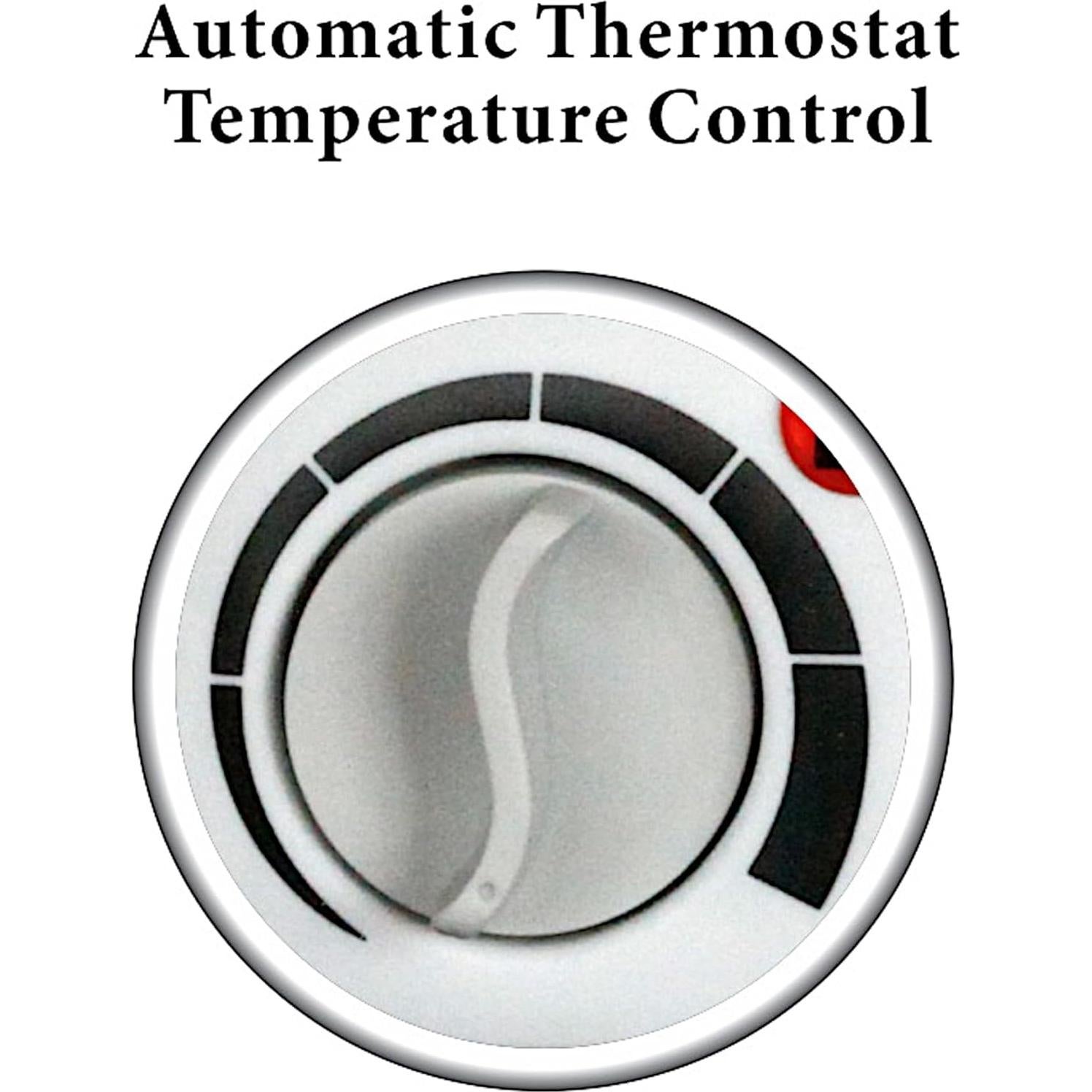 Calefactor Portátil Optimus H-1322 Blanco 1500W 2 Velocidades