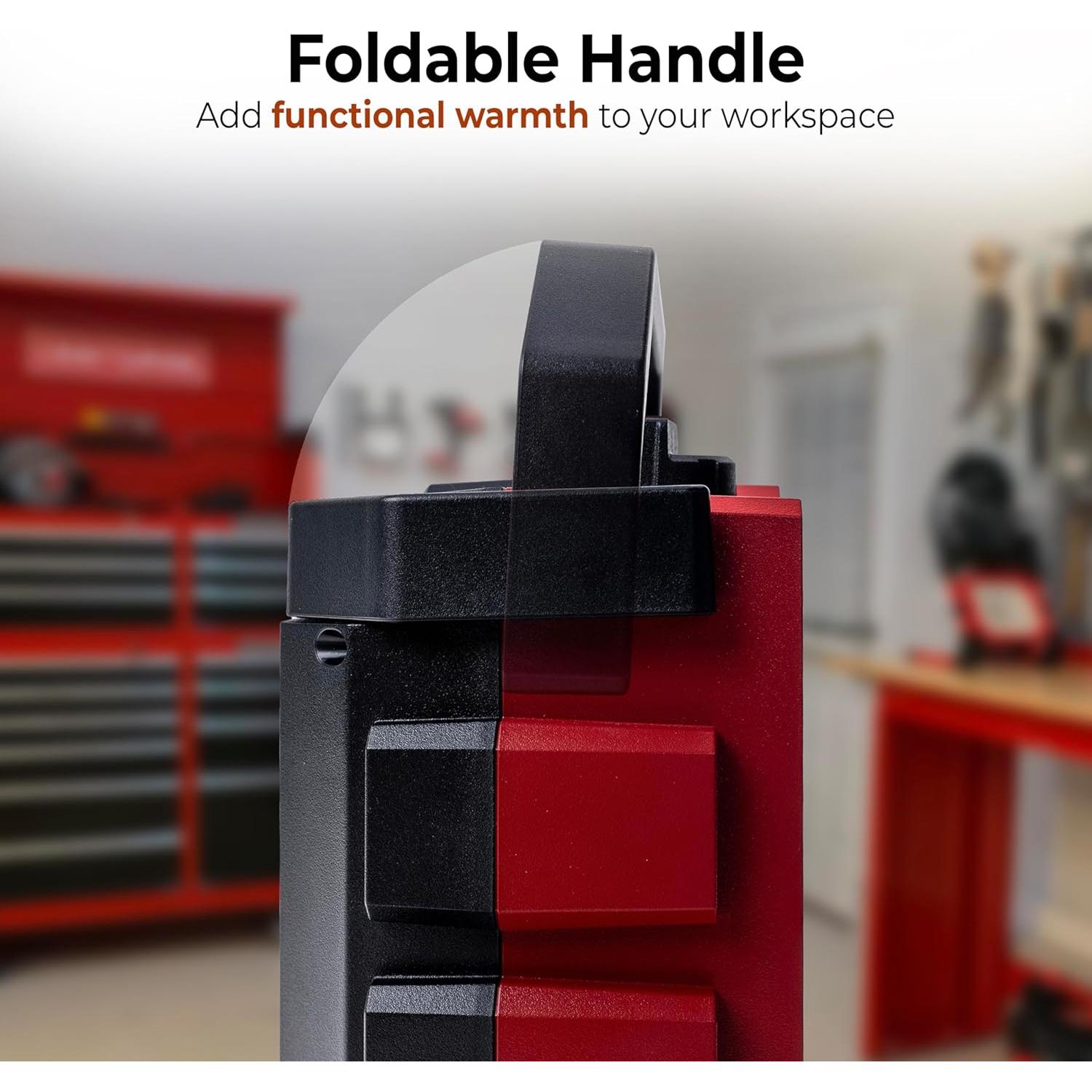 Calentador Eléctrico Comfort Zone CZ12825 - 120V, 2.27kg, Rojo