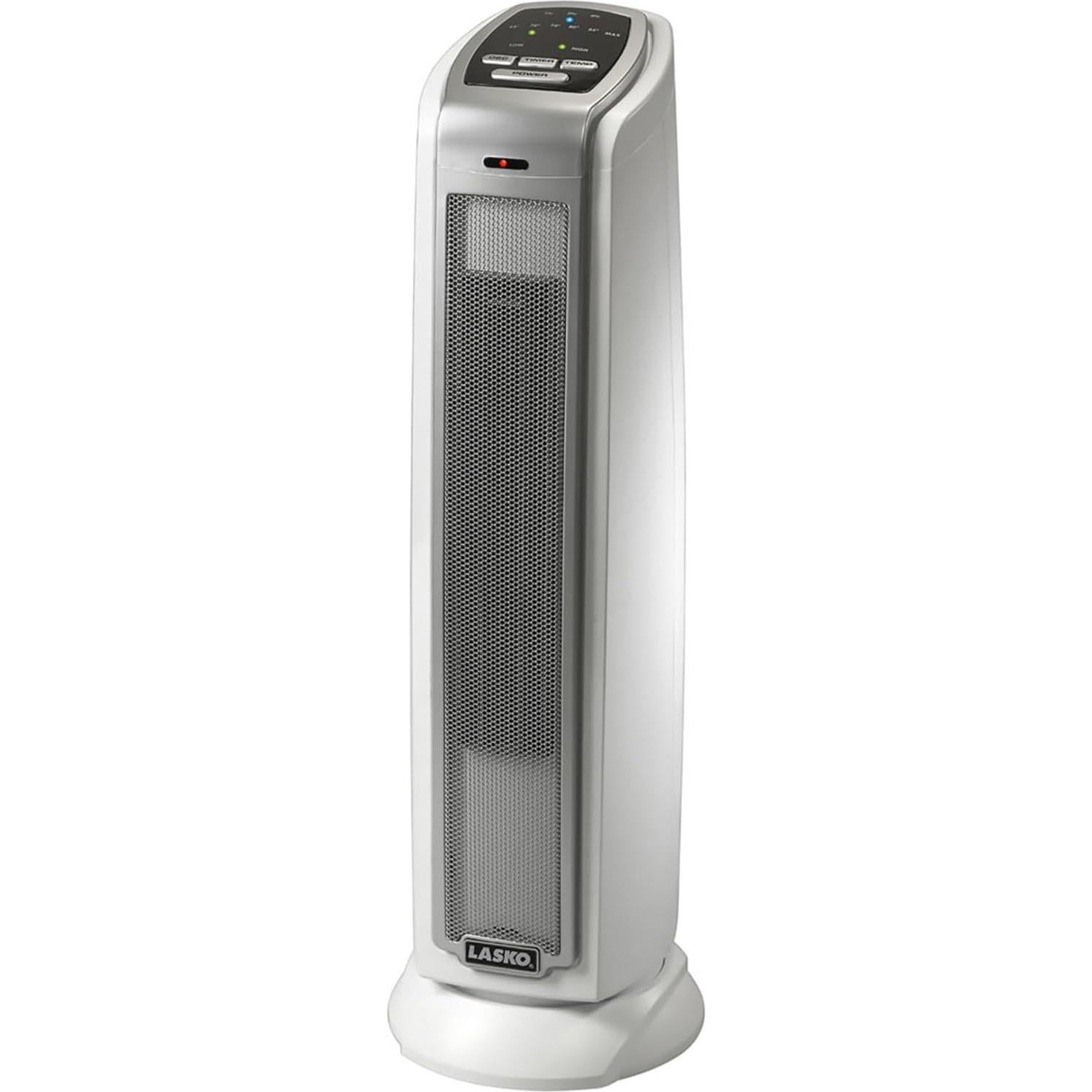 Calefactor de Torre Cerámico Lasko 5775 1500W Plata 57.15cm