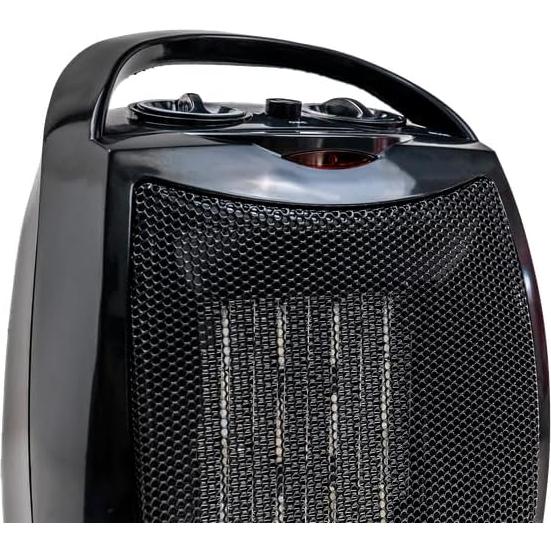 Calentador de Espacio Comfort Zone CZ449E 1500W Oscilante Negro