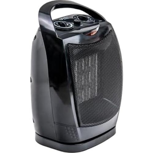 Calentador de Espacio Comfort Zone CZ449E 1500W Oscilante Negro