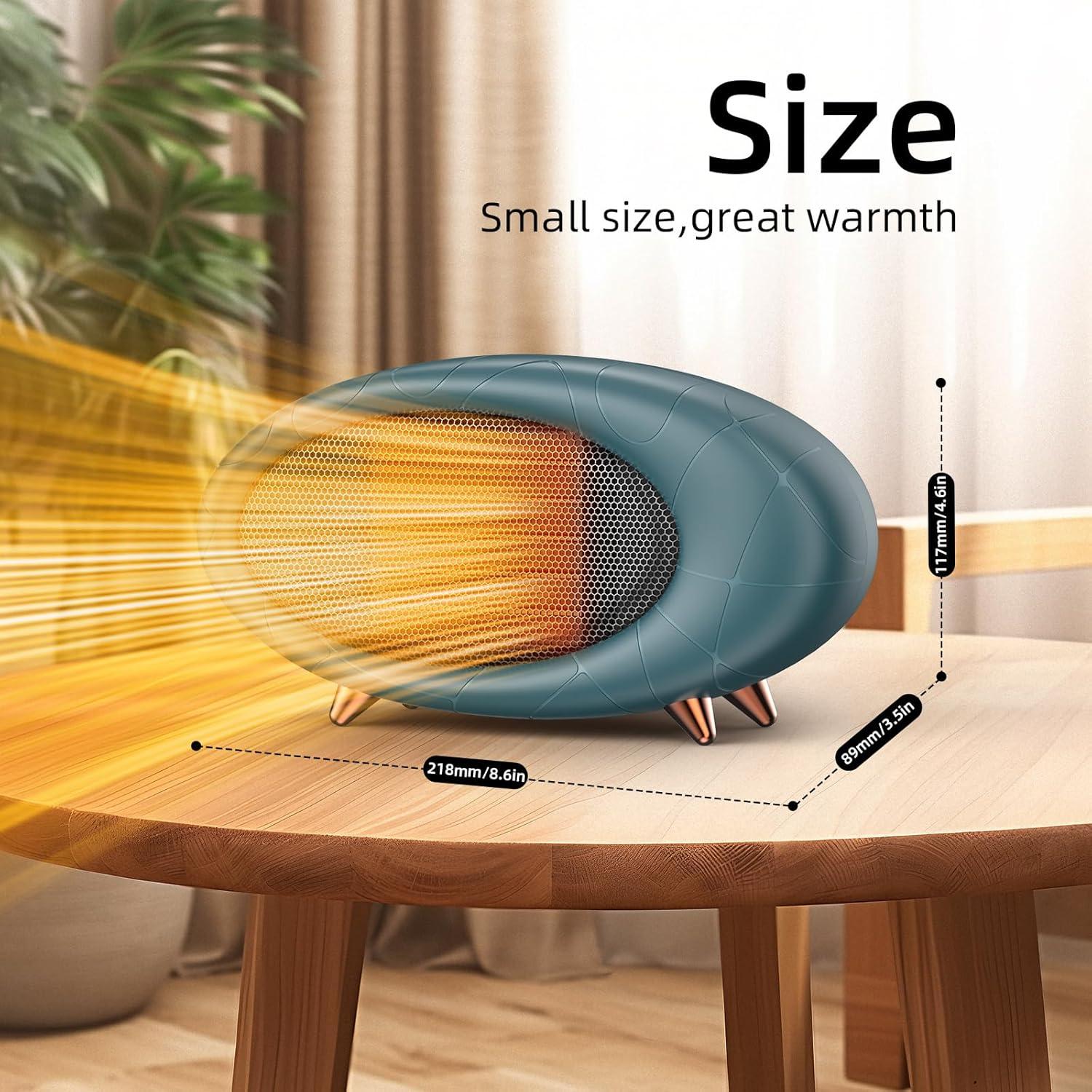 Calentador de Espacio Lmkeji 600W Portátil Verde Oliva