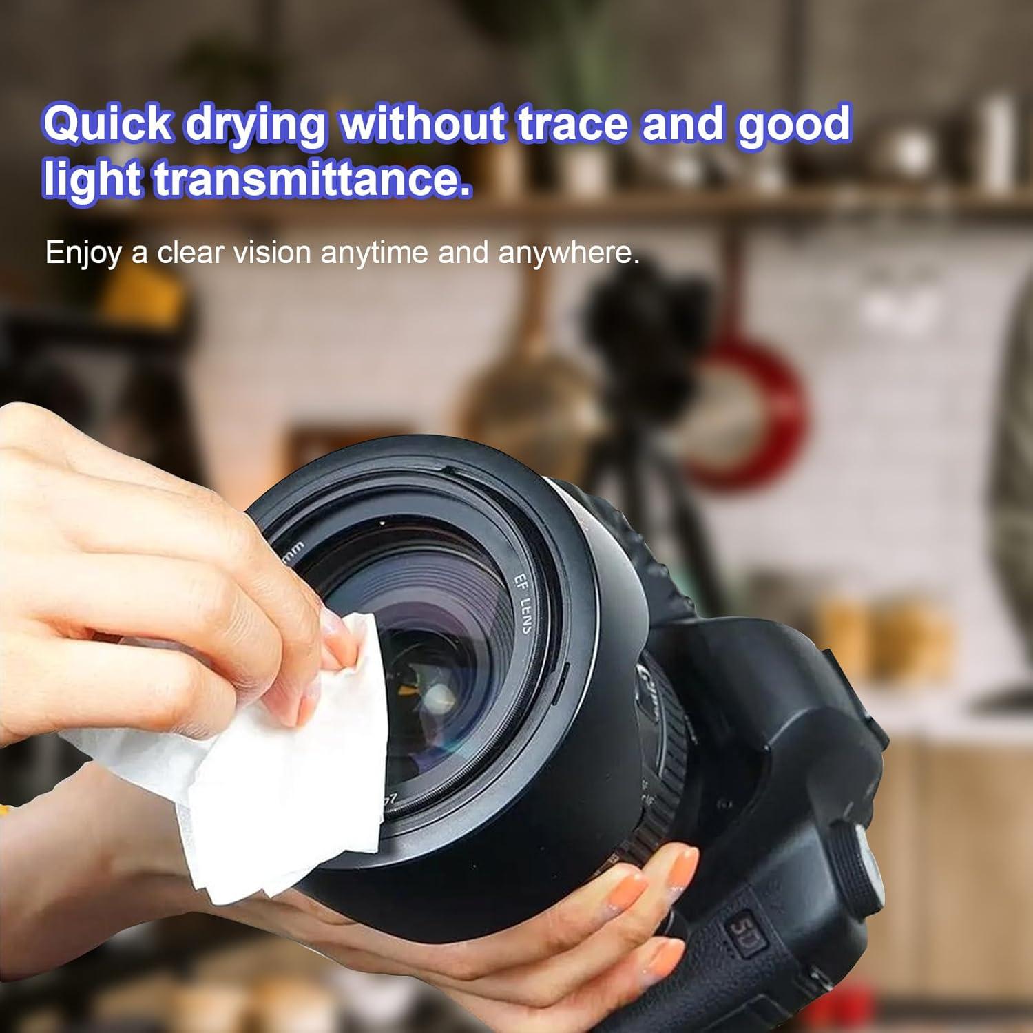 Toallitas de limpieza para lentes xflyxin 200 piezas