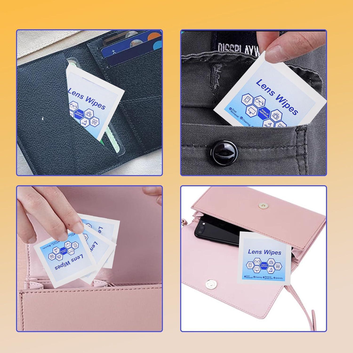 Toallitas de limpieza para lentes xflyxin 200 piezas