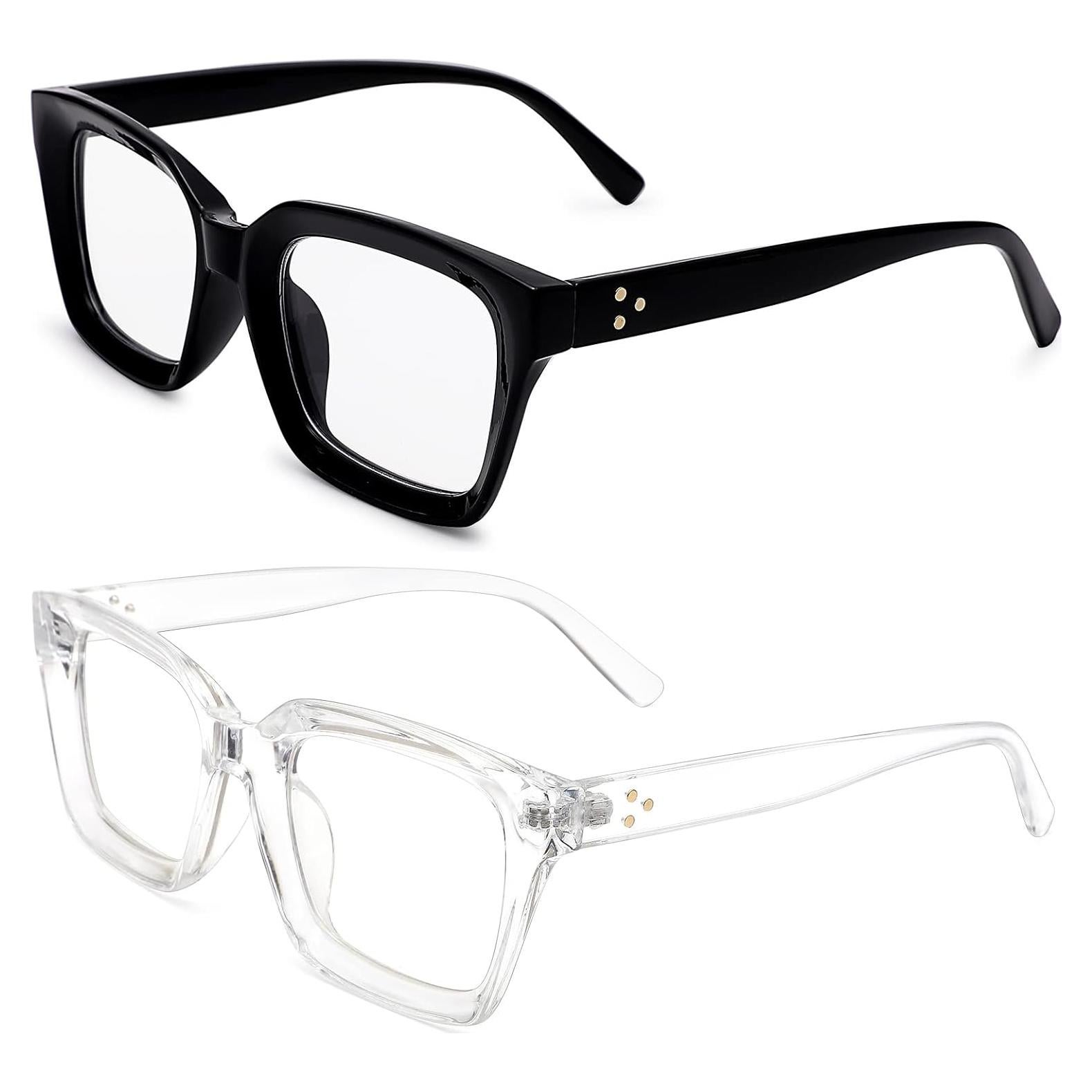 Gafas de lectura COASION Classic para mujeres marco cuadrado