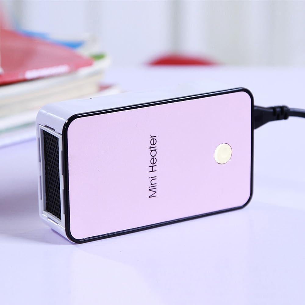 Calentador eléctrico mini YOUCIDI rosa 181g 110V PTC