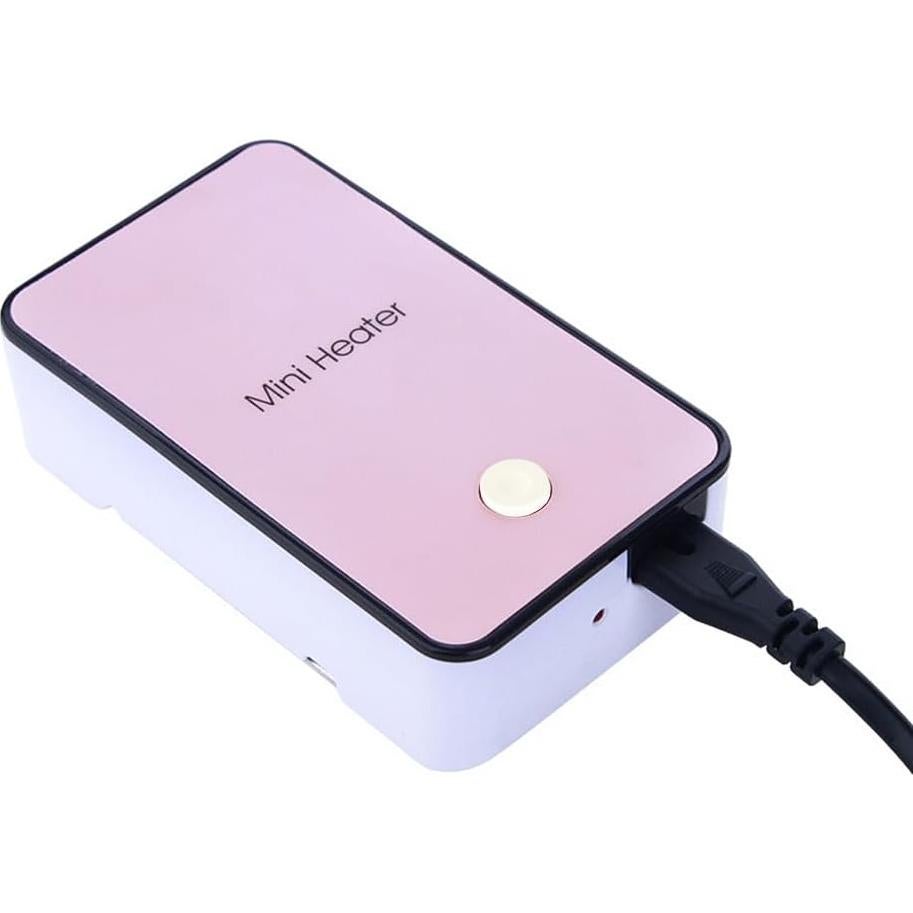 Calentador eléctrico mini YOUCIDI rosa 181g 110V PTC
