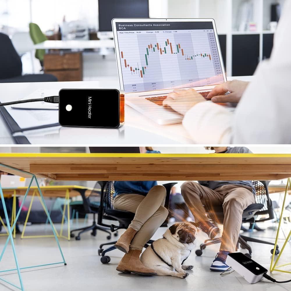 Calentador Eléctrico Portátil UCAN Mini para Oficina 181g