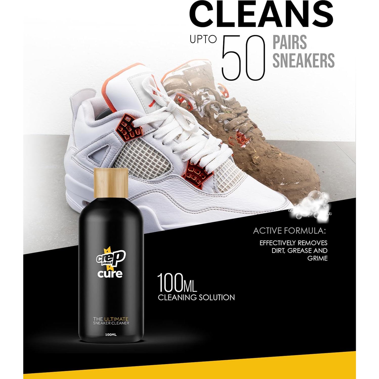 Kit de Limpieza de Zapatos Crep Protect - Solución Limpiadora 99ml