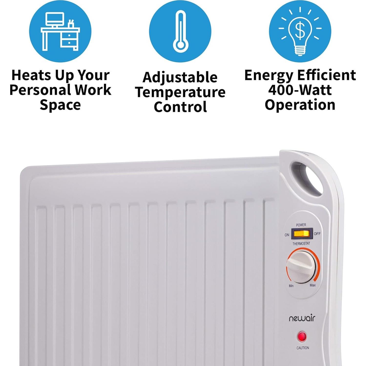 Calentador Eléctrico Portátil NewAir AH-400 400W Silencioso