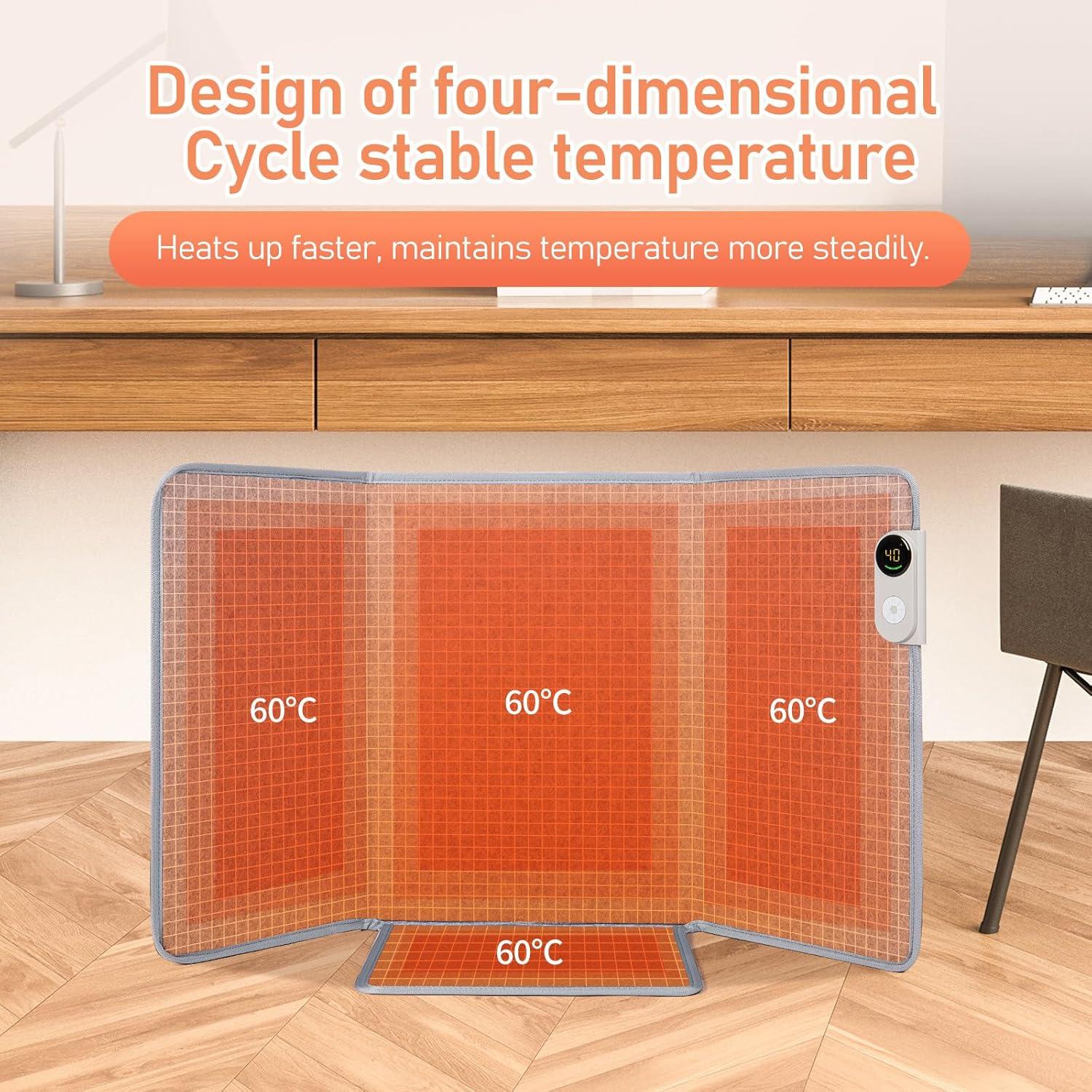 Calentador Eléctrico Plegable Wasrch D2410A 5 Niveles 3.07 kg