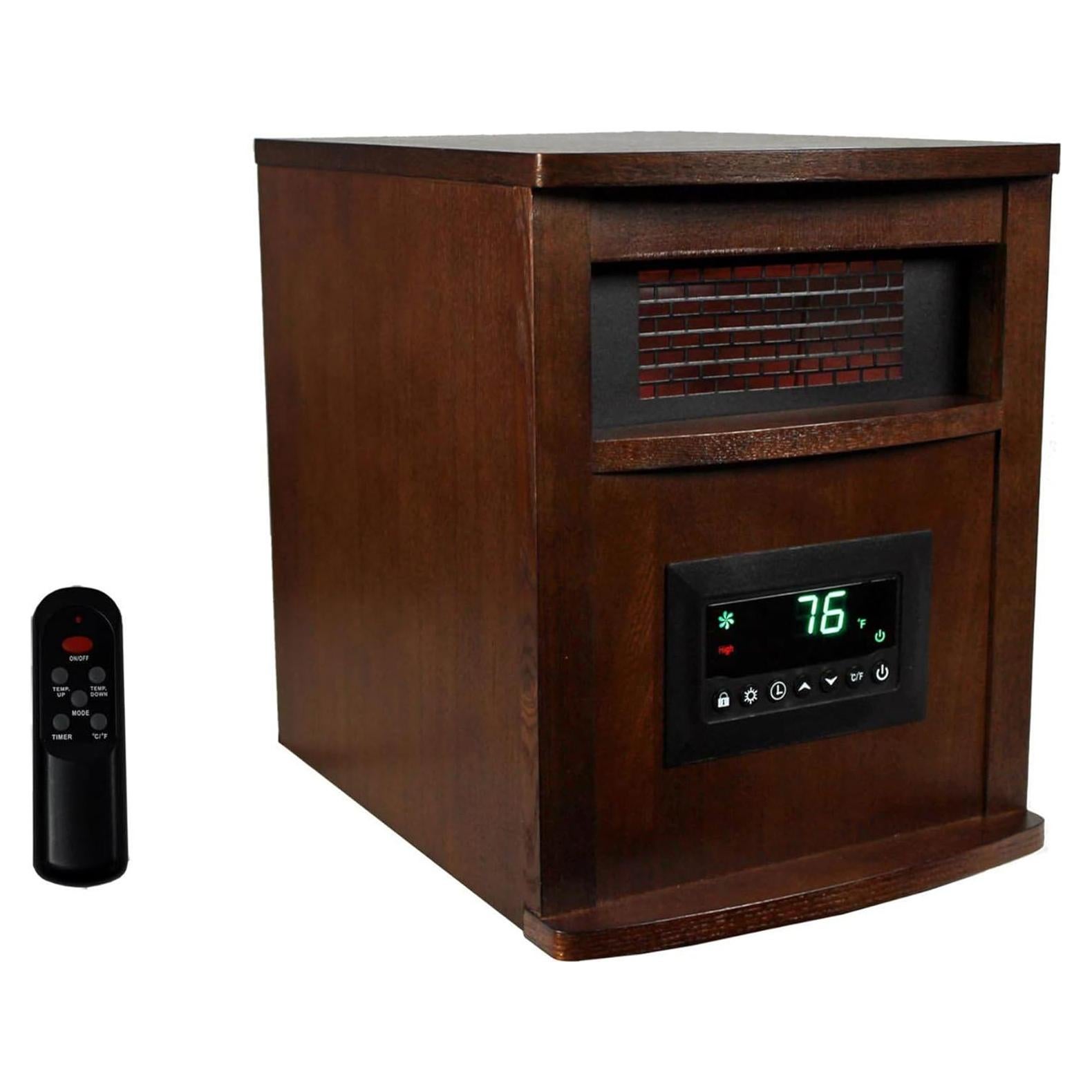 Calentador Infrarrojo Portátil LifeSmart LifePro 1500W con Control Remoto