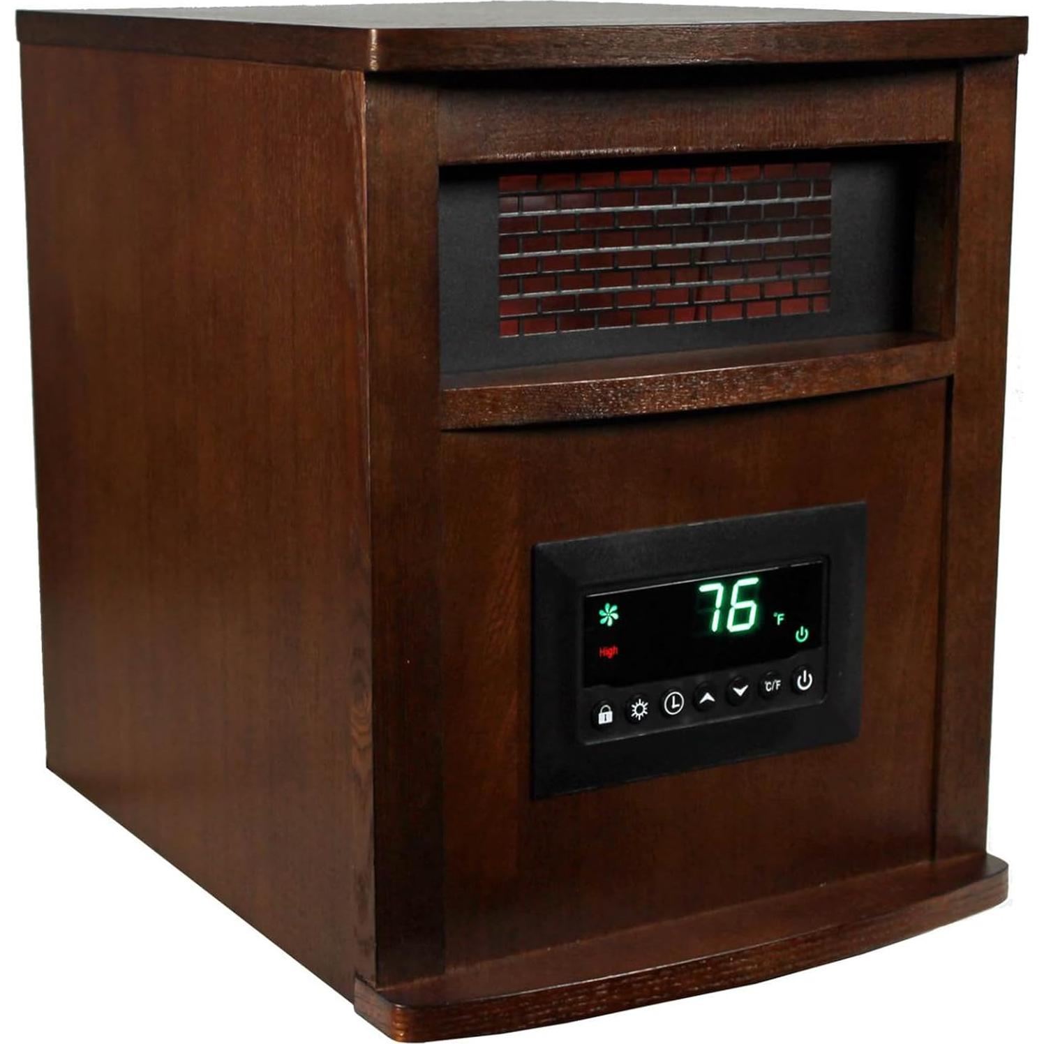 Calentador Infrarrojo Portátil LifeSmart LifePro 1500W con Control Remoto