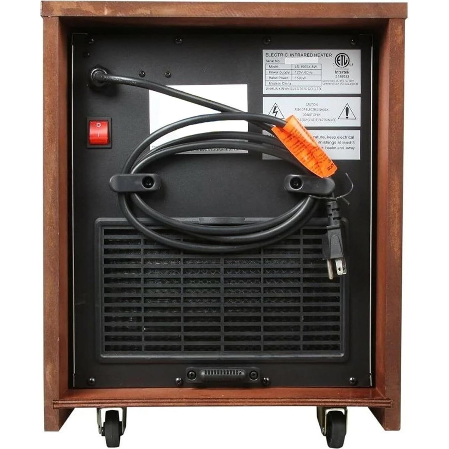 Calentador Infrarrojo Portátil LifeSmart LifePro 1500W con Control Remoto