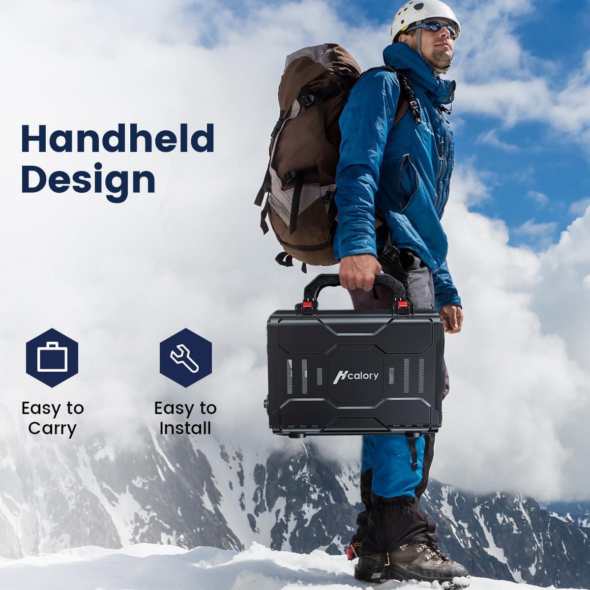 Calentador de Aire Diésel Portátil HCALORY 12V 5KW Bluetooth