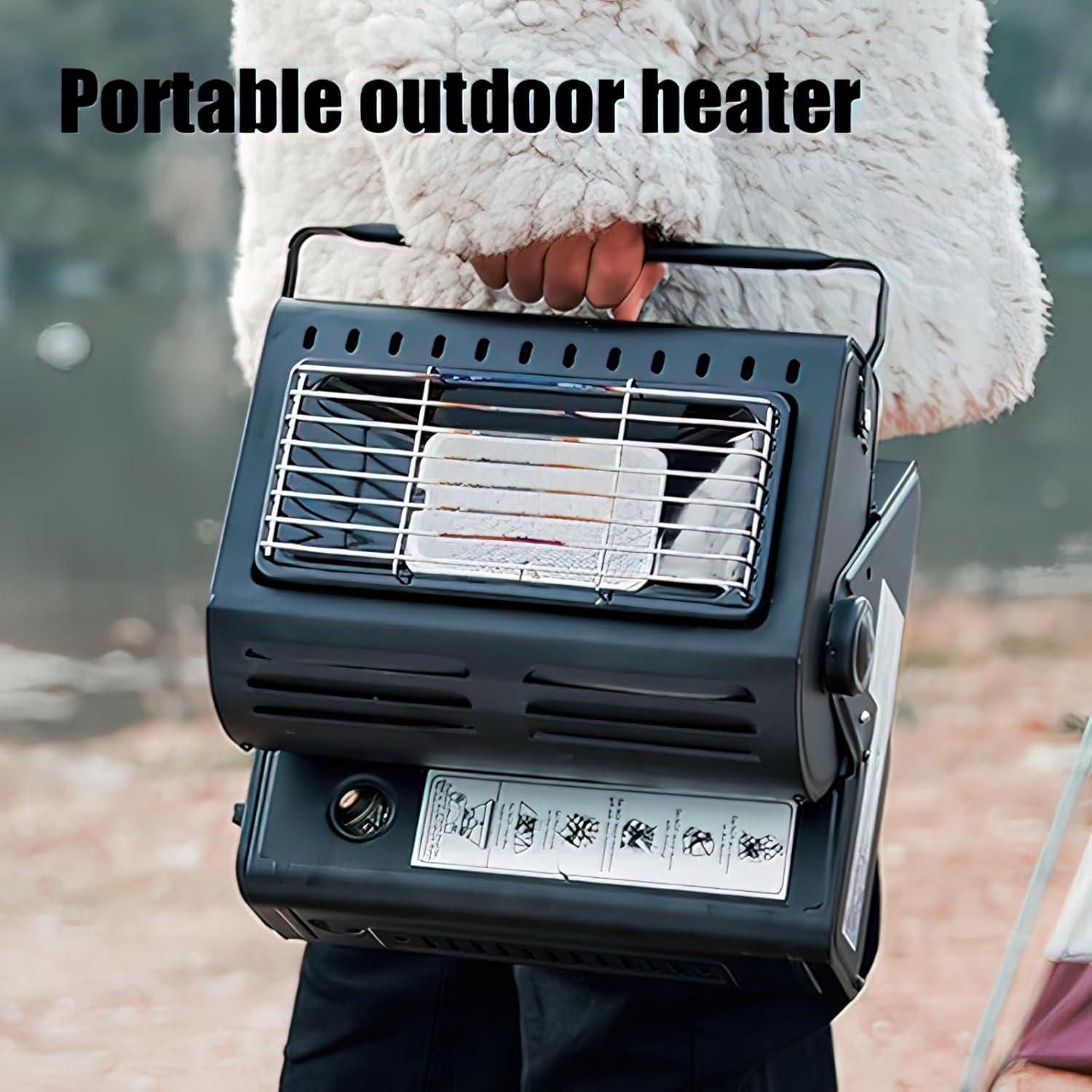 Calentador Portátil de Propano LI-GELISI para Exterior 3 Niveles