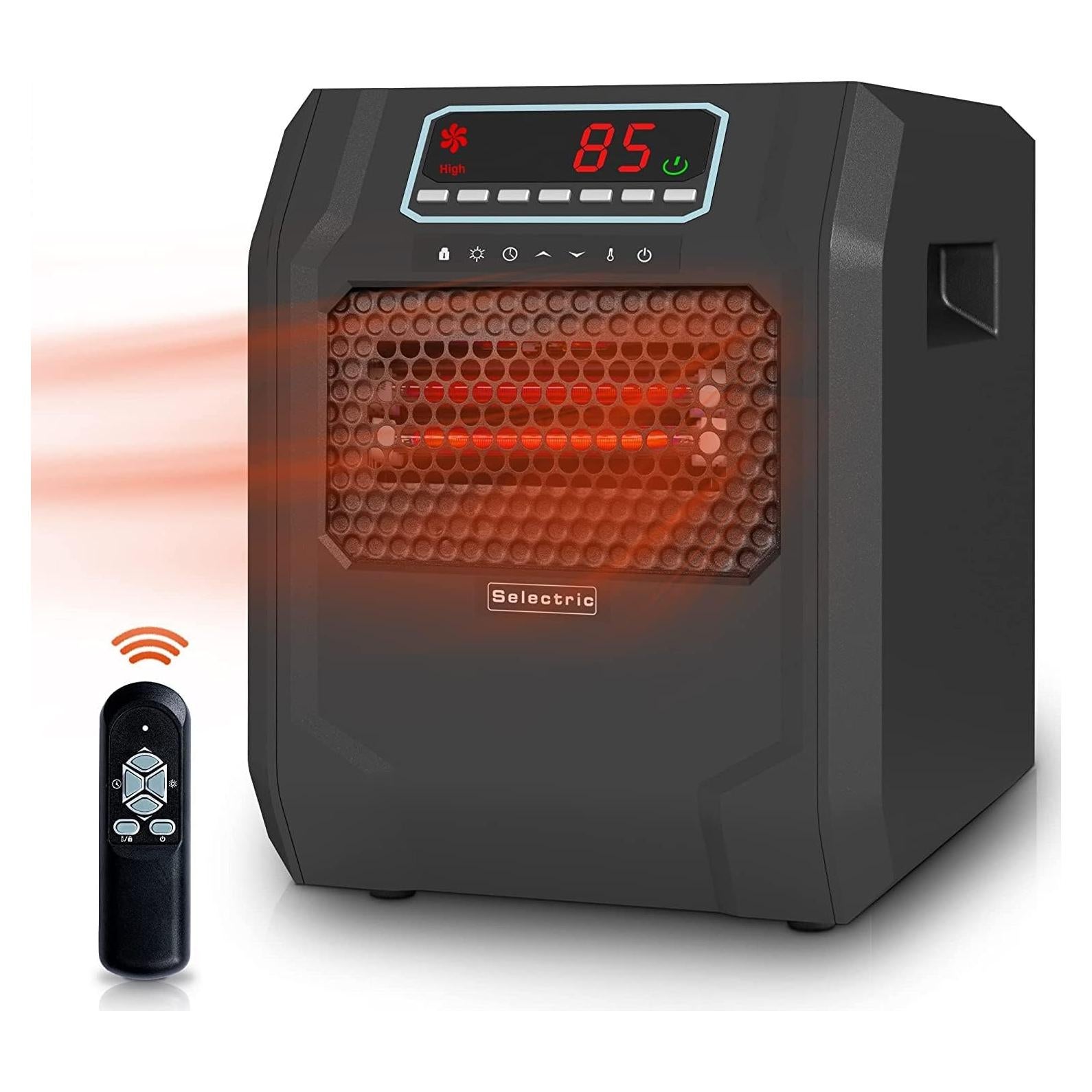 Calentador Eléctrico Portátil VOLTORB 1200W con Control Remoto