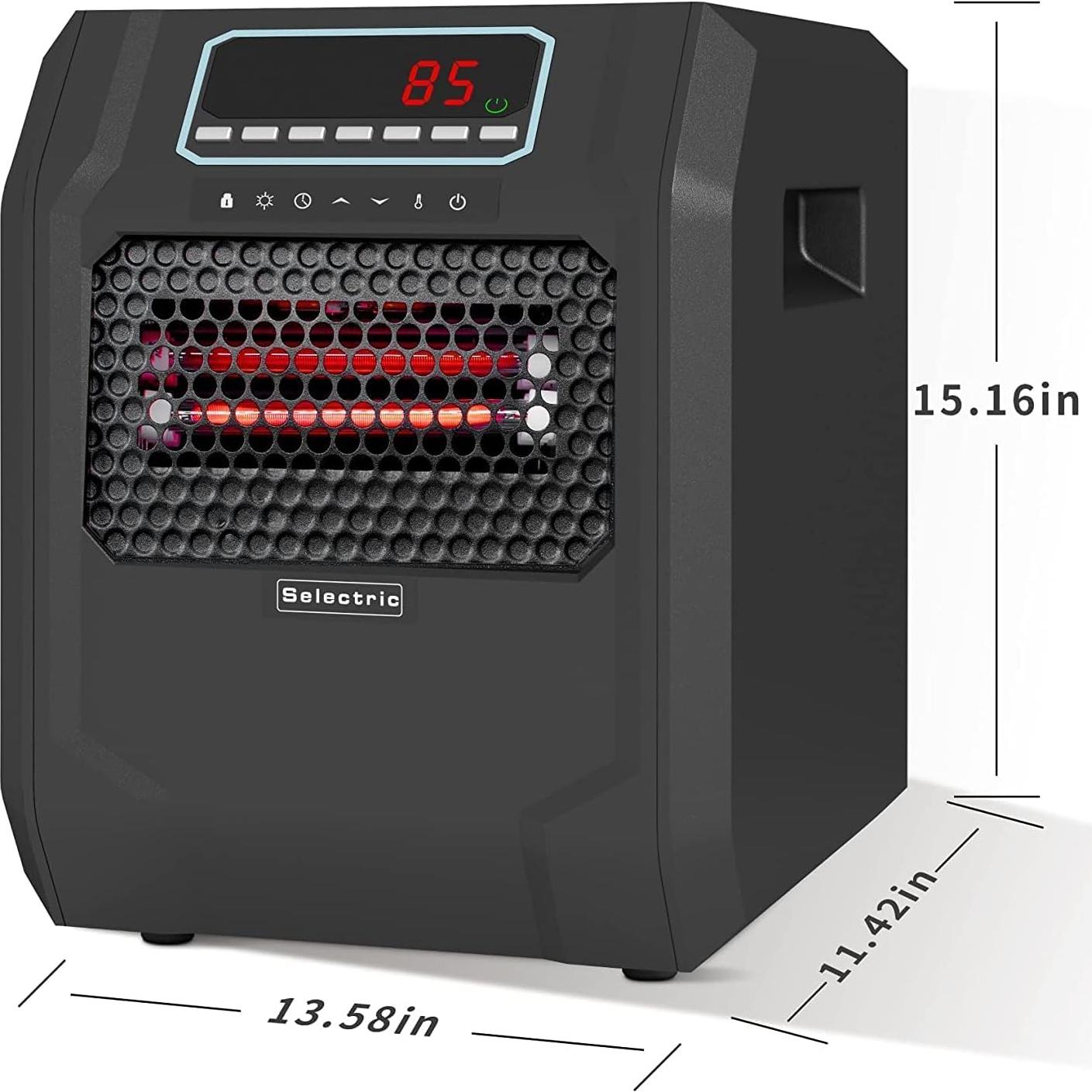 Calentador Eléctrico Portátil VOLTORB 1200W con Control Remoto
