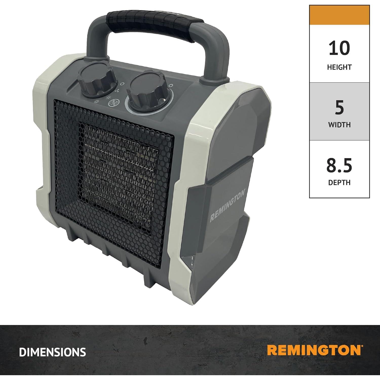 Calentador Eléctrico Portátil Remington 1500W con Termostato