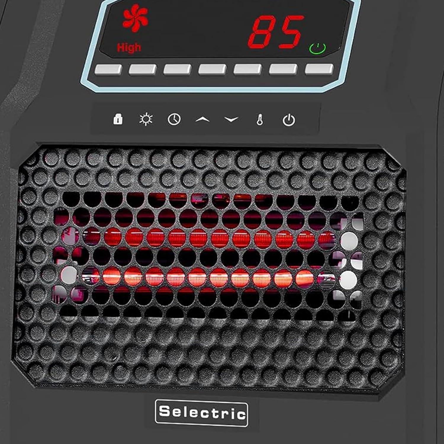 Calentador Eléctrico Portátil VOLTORB 1500W con Control Remoto