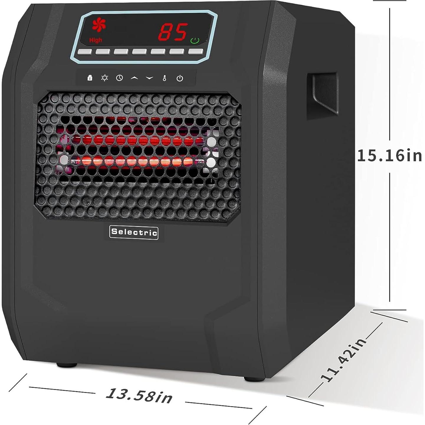 Calentador Eléctrico Portátil VOLTORB 1500W con Control Remoto