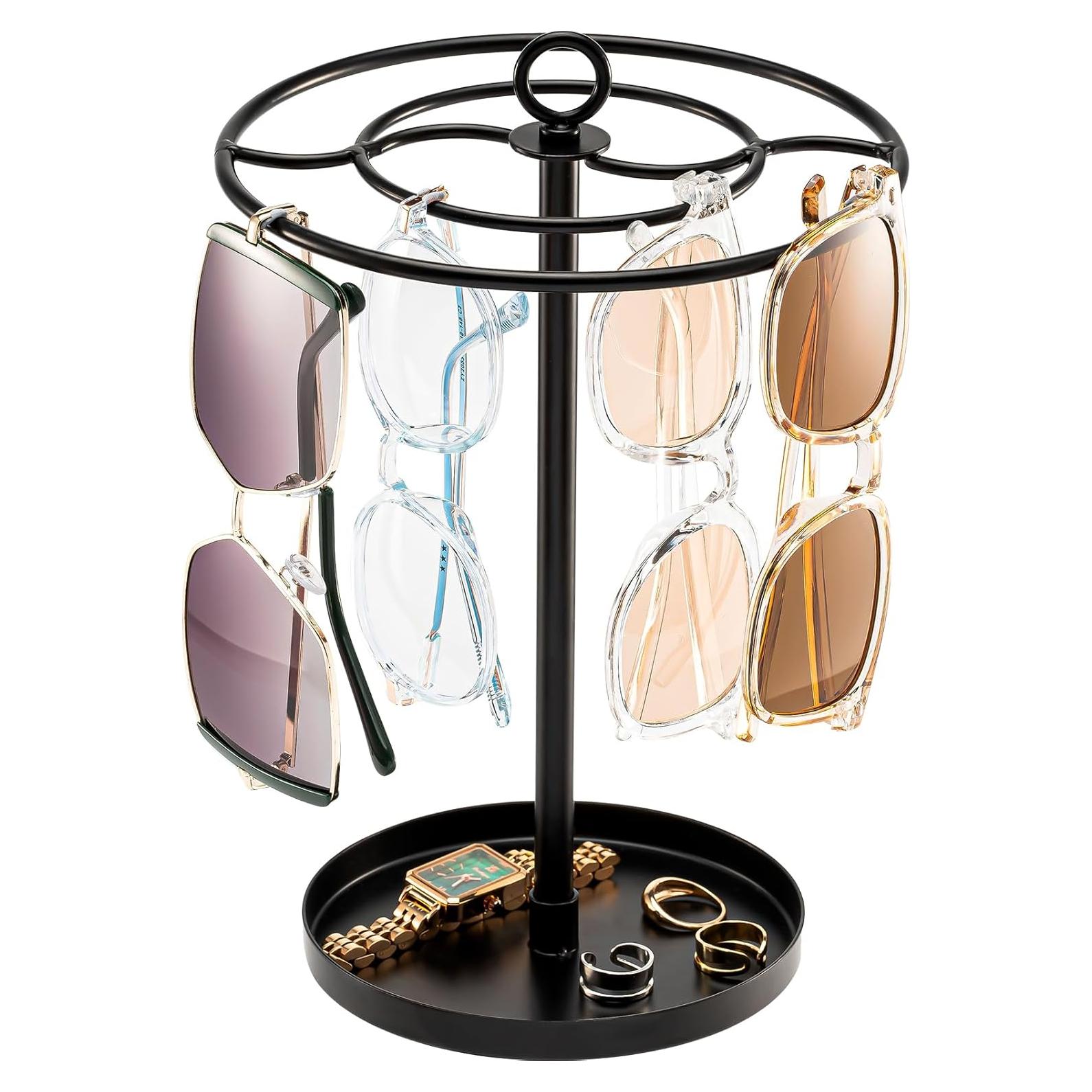 Organizador de Gafas ProCase Soporte Metal Negro 20 Pares