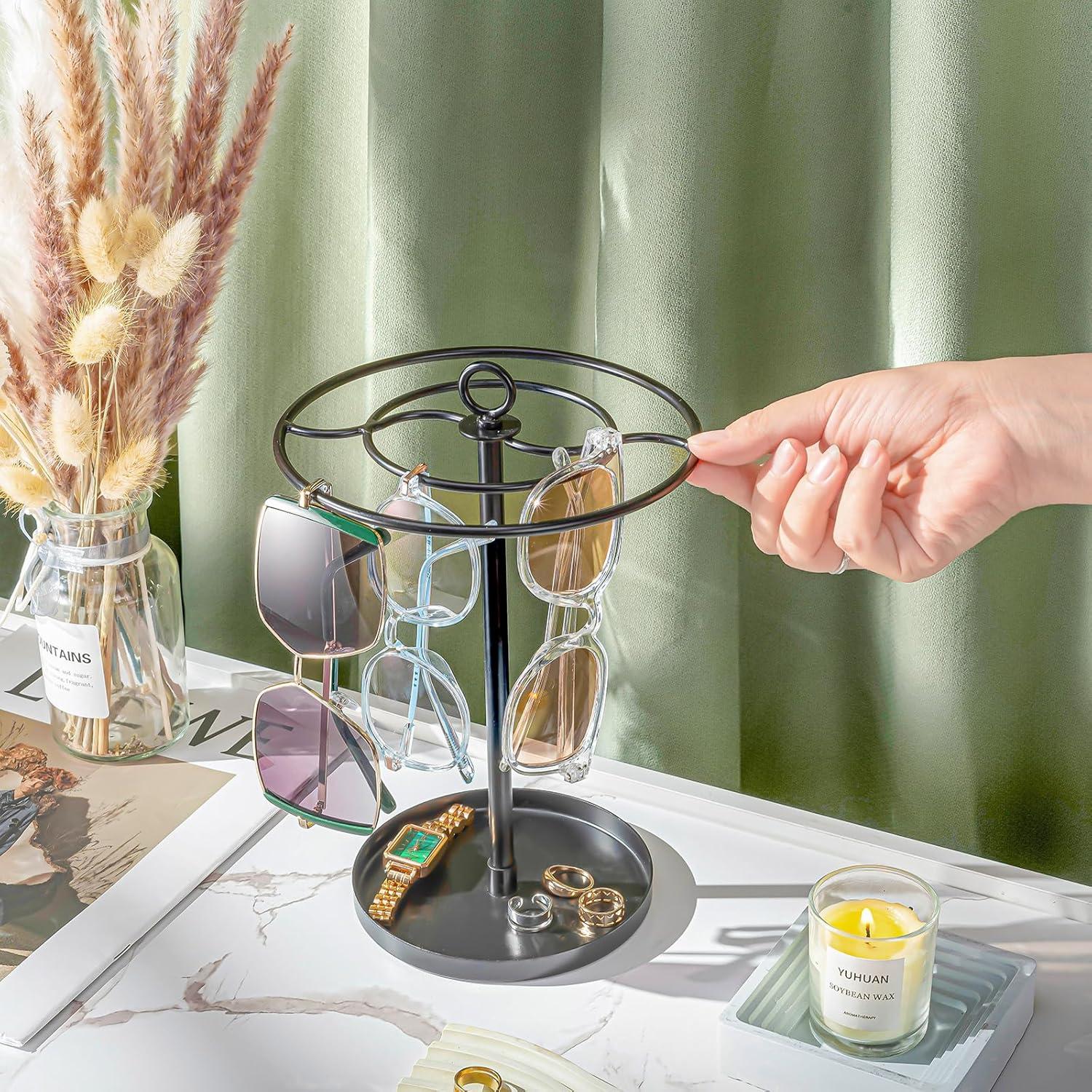 Organizador de Gafas ProCase Soporte Metal Negro 20 Pares