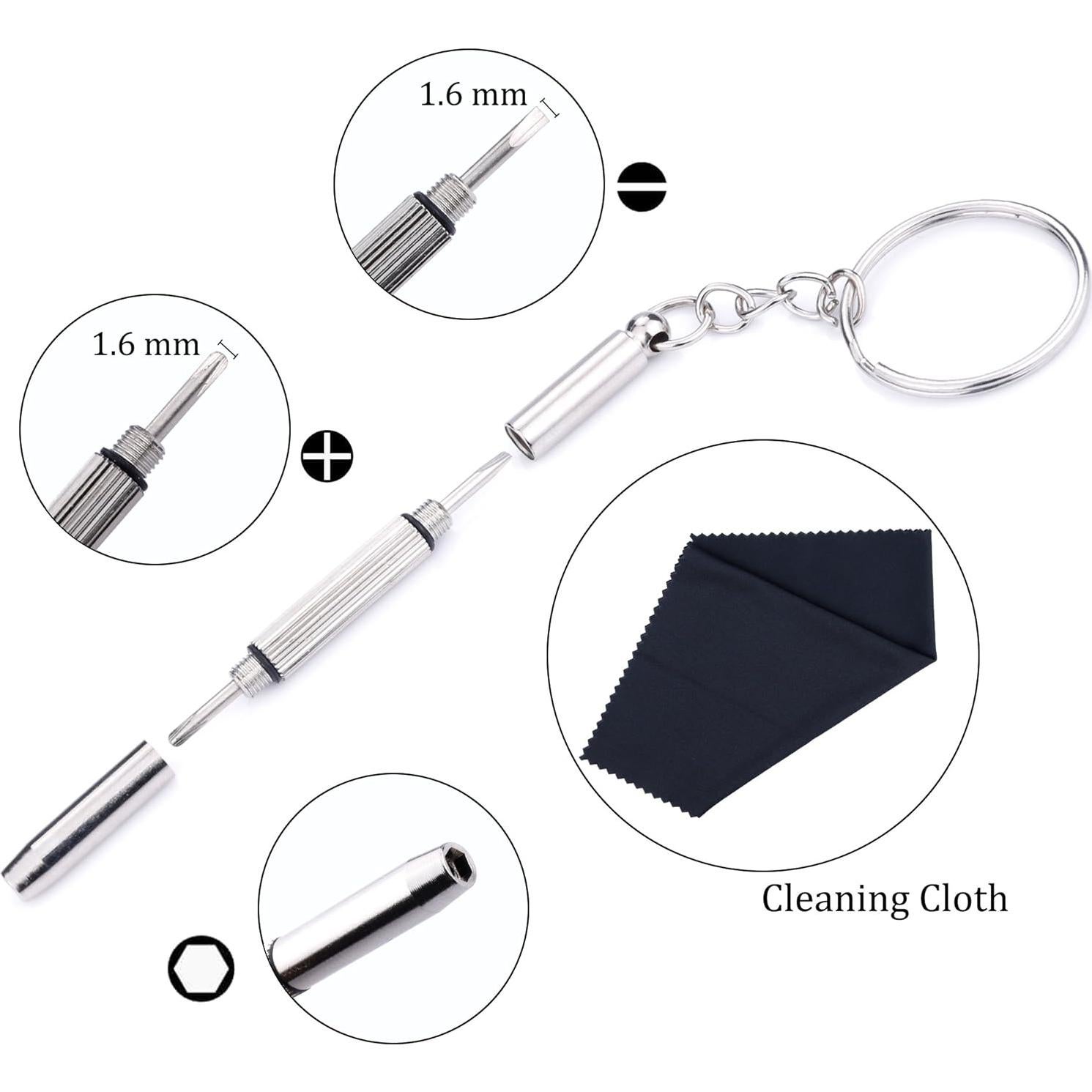 Kit de Reparación de Gafas JANYUN 1500 Piezas Completo