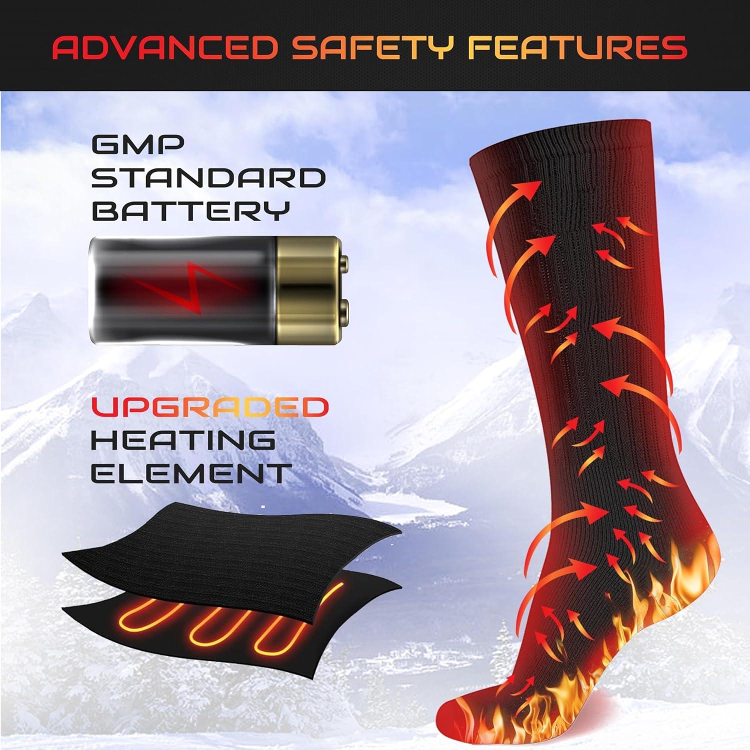 Calcetines Calentables Black Squid Z1 Unisex Talla 4-10