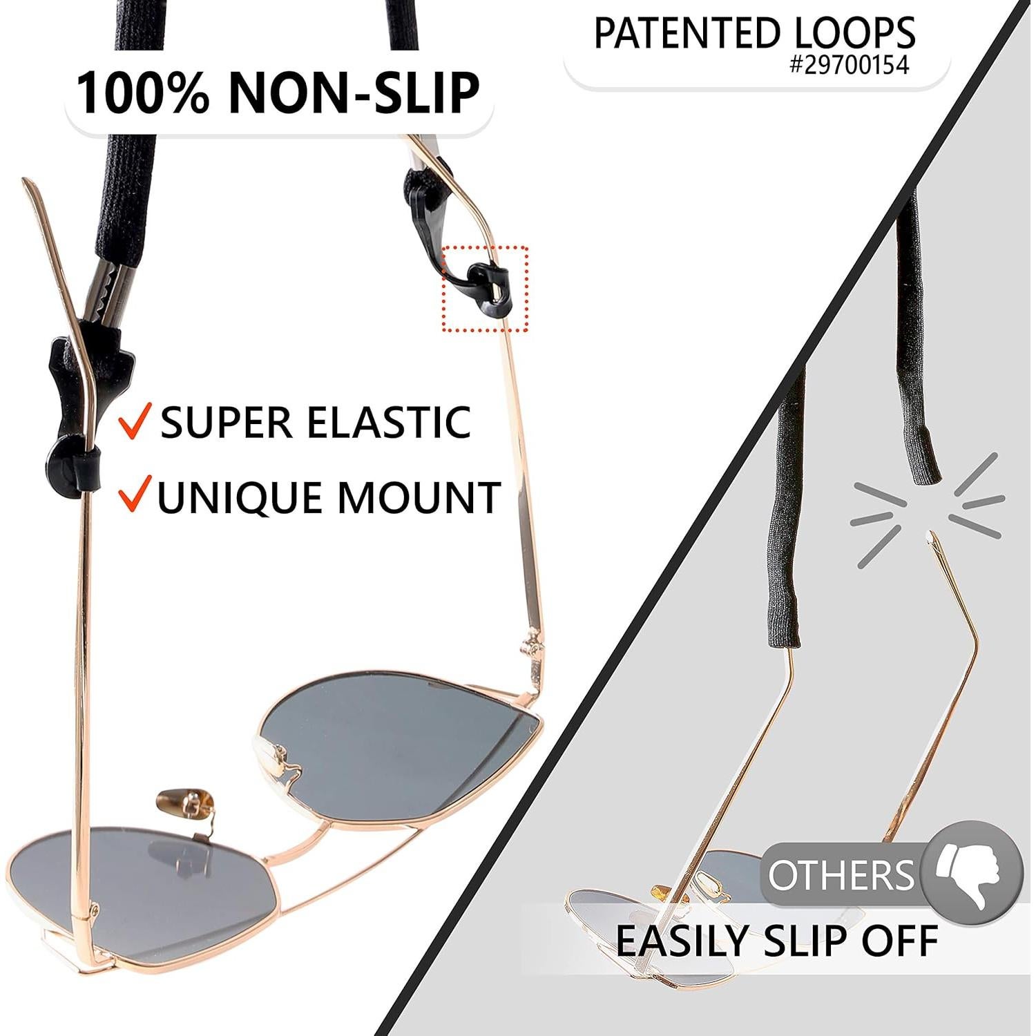 Soporte de Cuerda para Gafas SIGONNA - Ajustable 68,58 cm