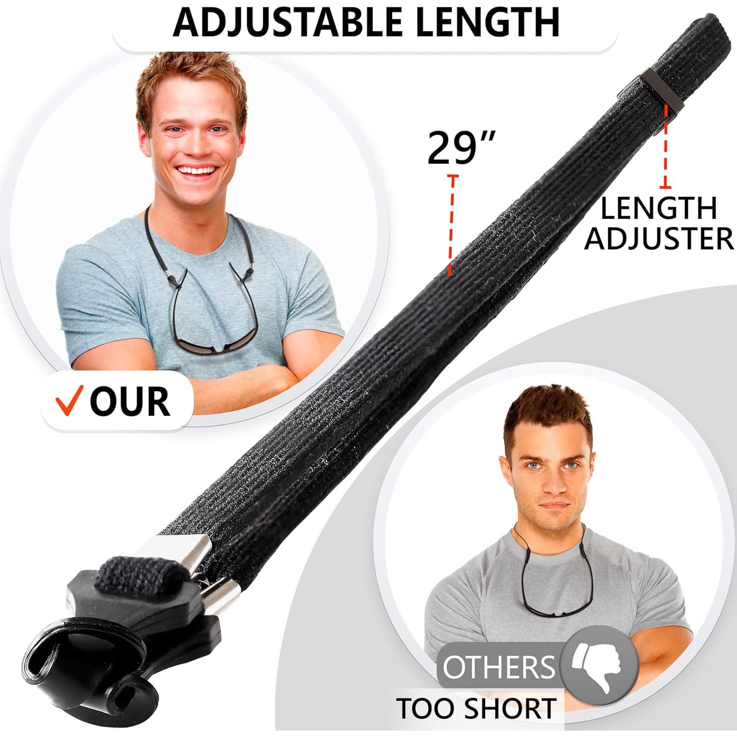 Soporte de Cuerda para Gafas SIGONNA - Ajustable 68,58 cm