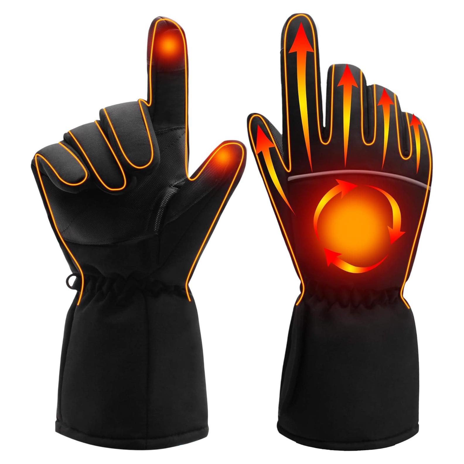 Guantes Calentados Eléctricos GEMSTONEGO Impermeables Talla L