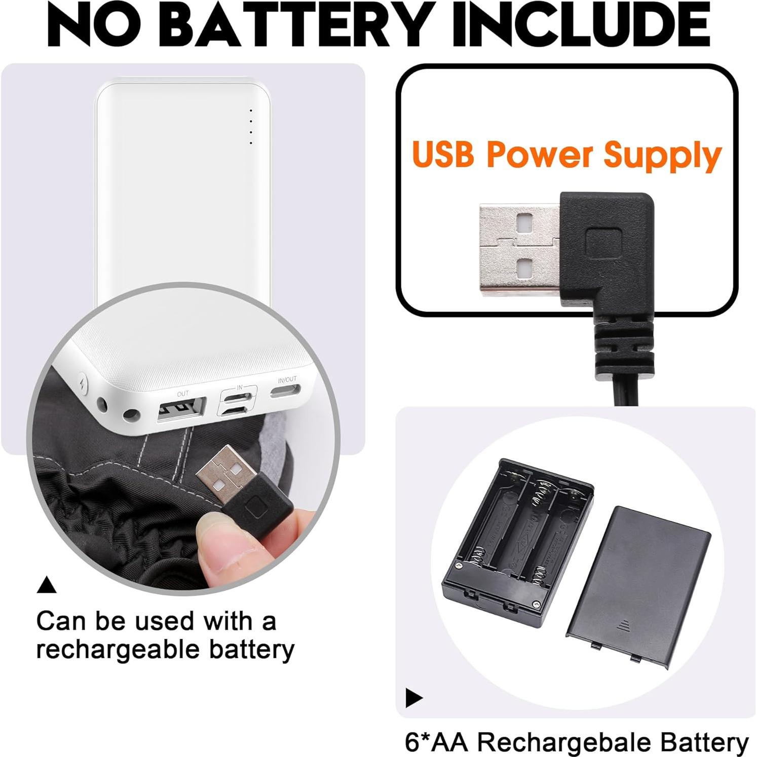 Guantes Calentados Eléctricos GEMSTONEGO Impermeables Talla L