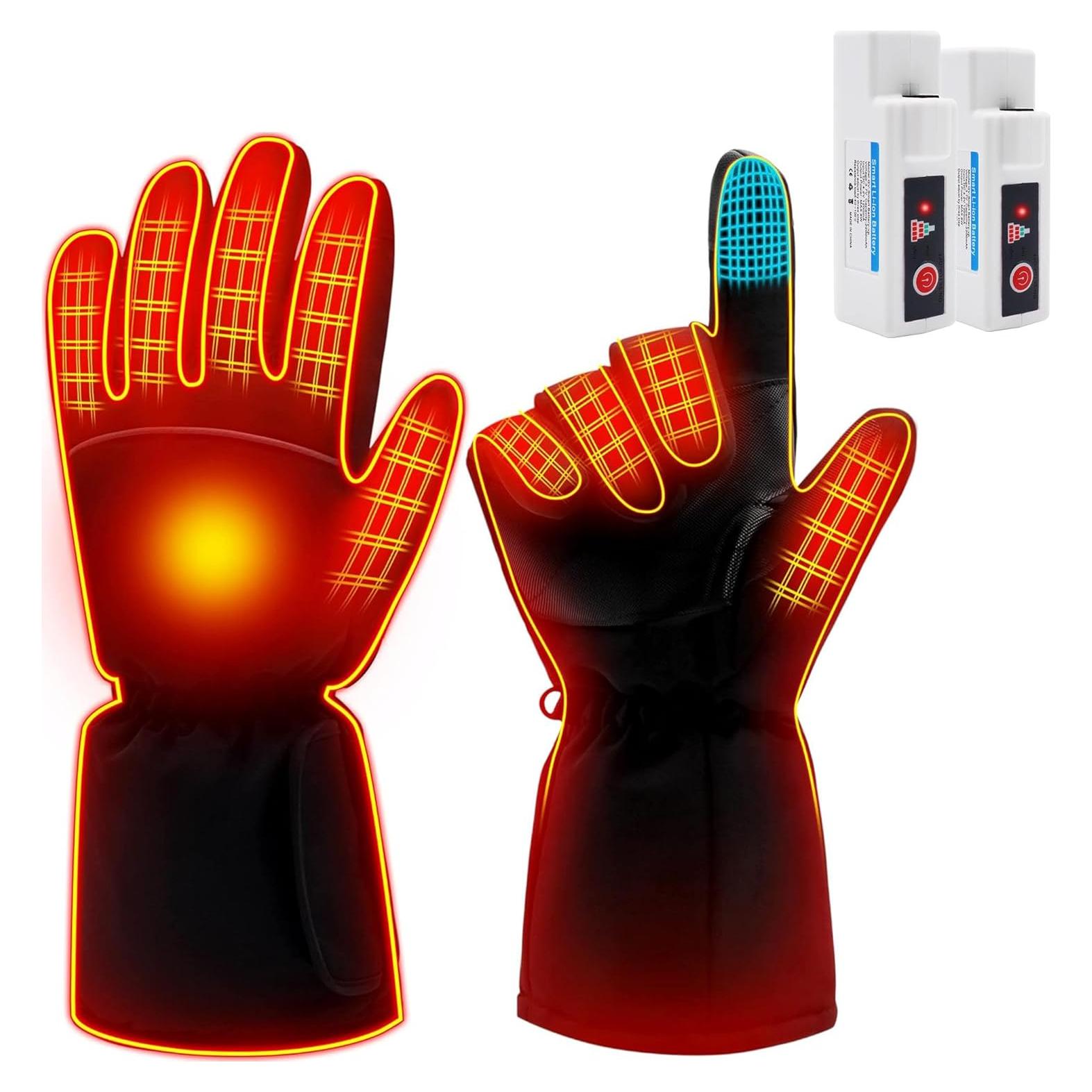 Guantes Calentados Recargables Unisex - Impermeables y Táctiles