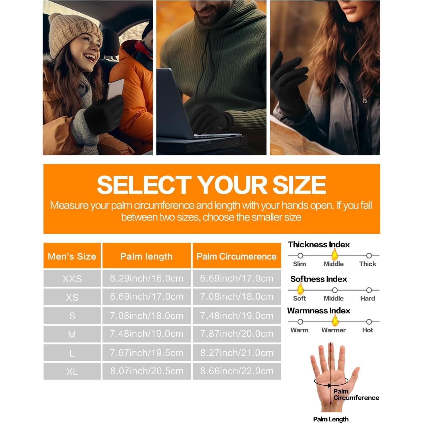 Guantes Impermeables Invierno LOUXPERT X-Large Negros