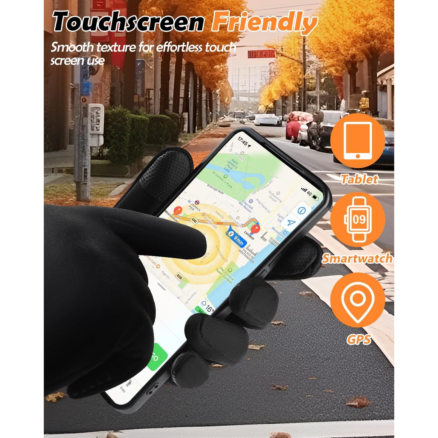 Guantes Impermeables Invierno LOUXPERT X-Large Negros