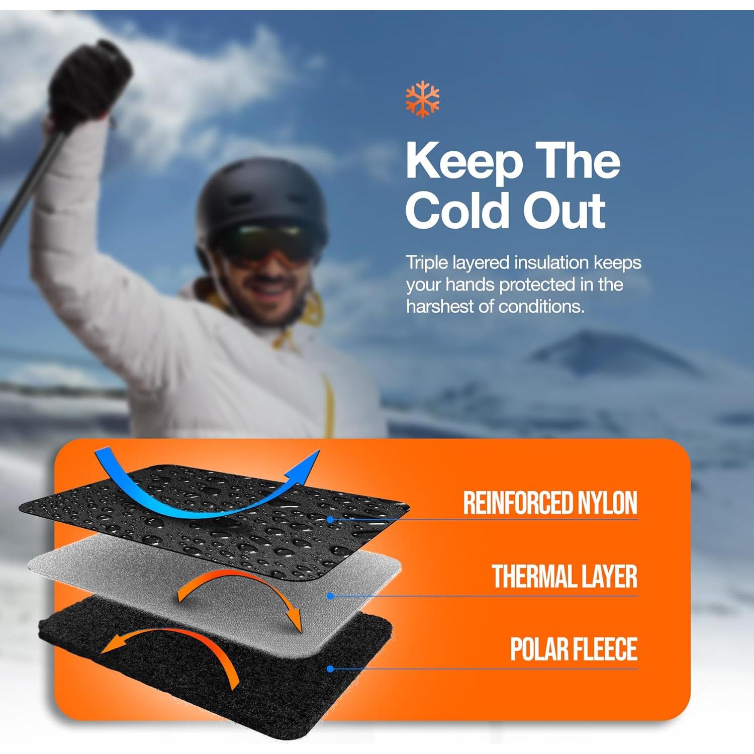 Guantes Calentados Rangland Embertex - Adulto Pequeño